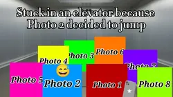 Stuck in an elevator