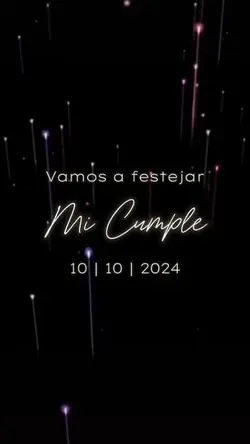 Cumple invitación