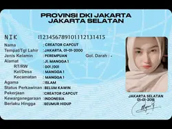 fake KTP... 