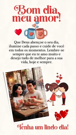 Bom dia, meu amor