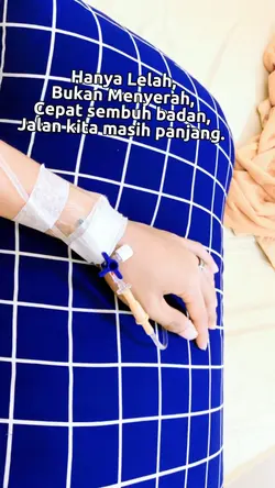 hanya lelah, bukan