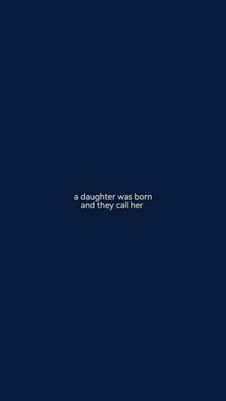a daughter was born