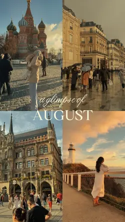 a glimpse of august