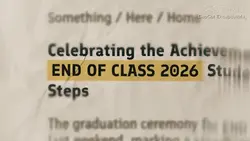 end of school