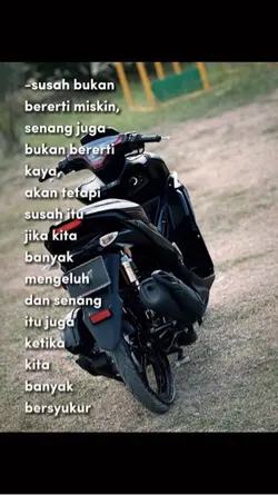 Susah bukan miskin
