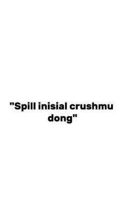 inisial bisa di gnti