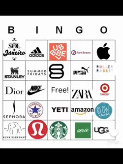 Preppy bingo 