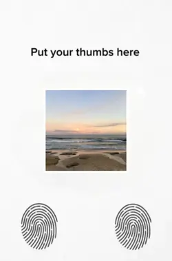 Put your hand thumbs