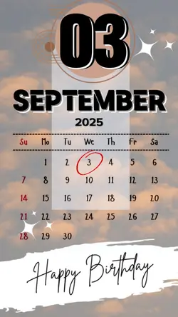 Hbd 3 September 2025
