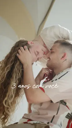 3 anos juntos