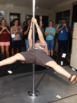 into pole dancer 