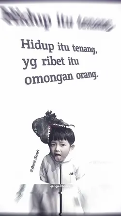 hidup itu tenang