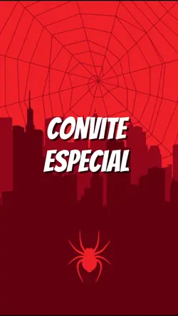 Convite Homem aranha
