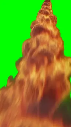 flame Green screen 