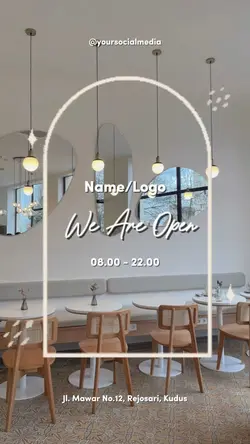 we are open