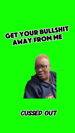 Cussing woman 