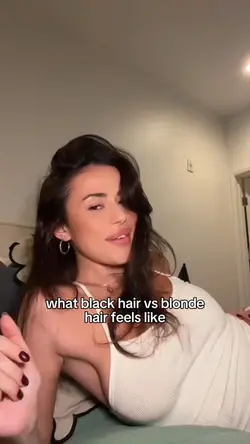 black vs blonde hair