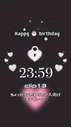 Happy birthday②