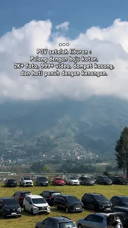 Liburan usai