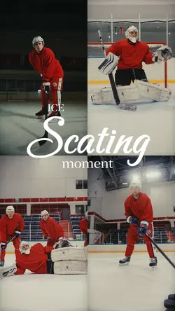 ice skating moment