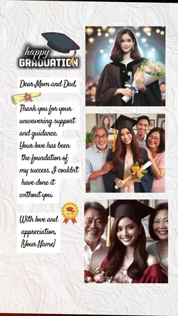 graduation template 