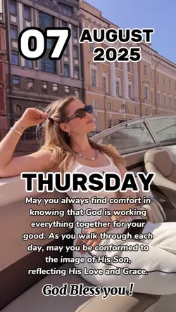 7 August, Thursday