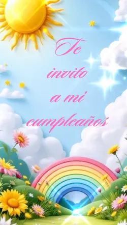 invitación cumpleaño