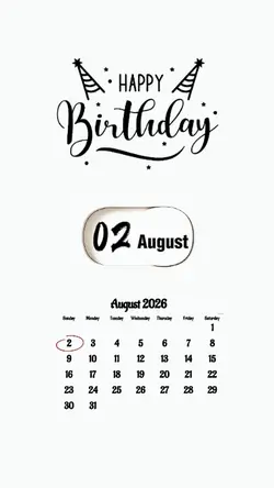 BIRTHDAY 02 AUGUST