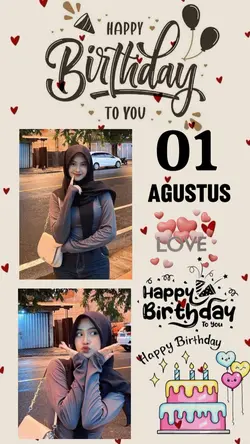 New 1 Agustus Ultah