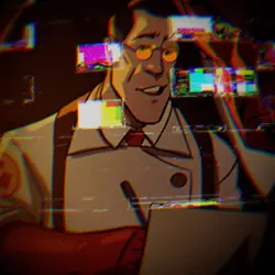 glitchy overlay edit