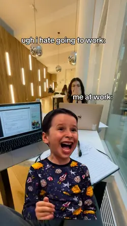 me at work