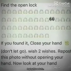 Find the lock.