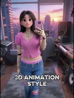 3D animation style
