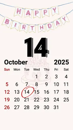 HBD 14 OCTOBER 2025