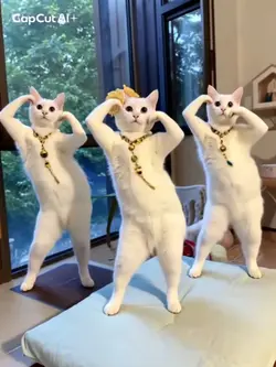 AI子猫が踊る