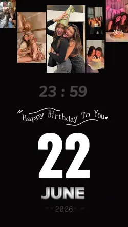 Birthday 22 June