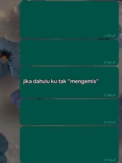 jika dahulu ku tak