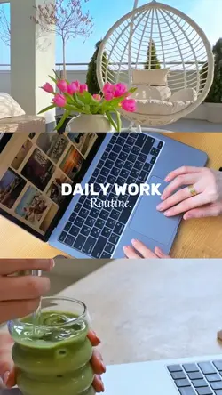 Daily work routine.