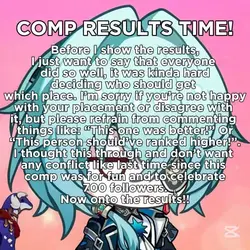 COMP RESULTS‼️🔥