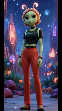 Alien  cartoon