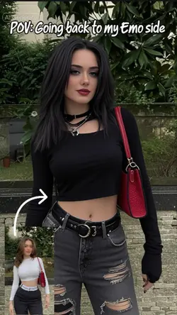 AI gothic Emo Side