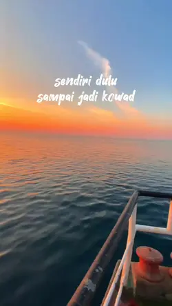 sendiri dulu sampai 