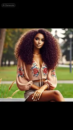 Curly Hairstyle AI