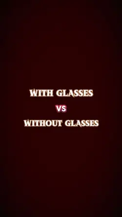 with glasses
