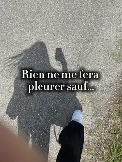 Rien me fera pleure
