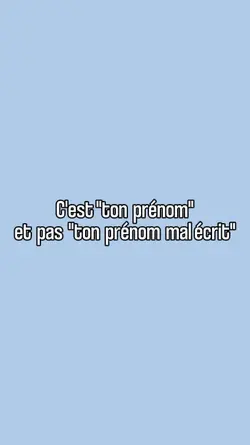  C'est pas mon nom..