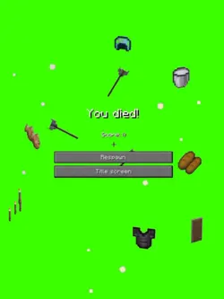 you died Minecraft 