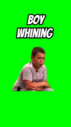 Boy whining 