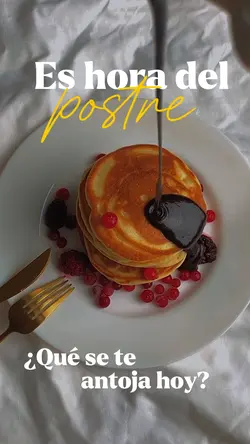 Es hora del postre