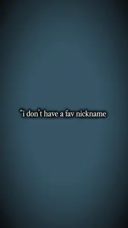 nickname